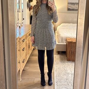 Top Shop black and white animal print dress